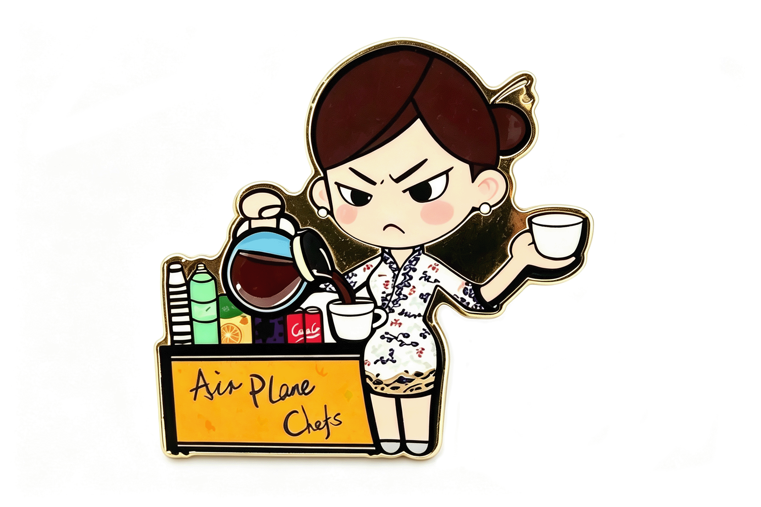 Custom enamel pins and badges