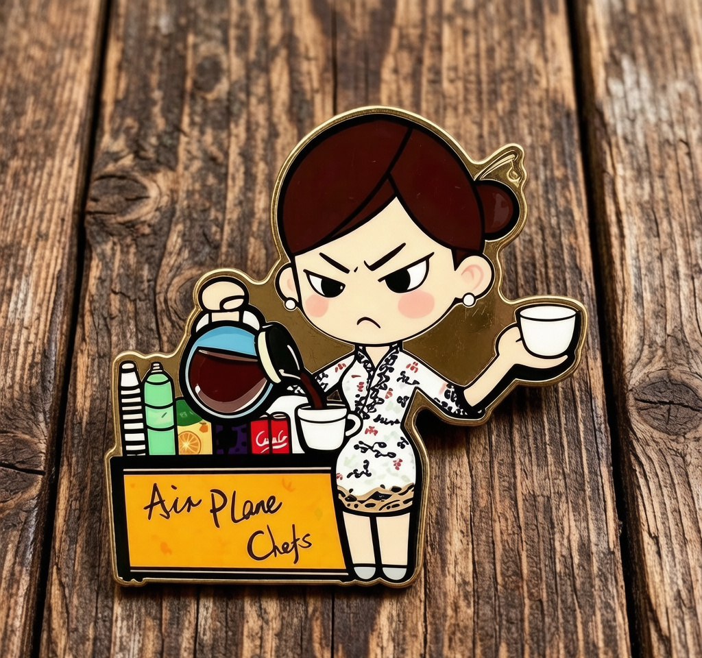Custom enamel pins and metal badges with bespoke finishes
