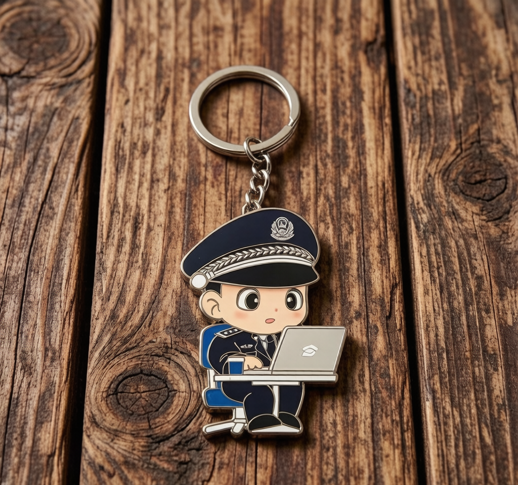 Custom metal keychains manufactured from bespoke artwork